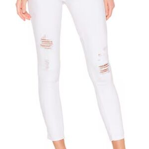 Ag Adriano Goldschmied White Skinny Jeans Distressed